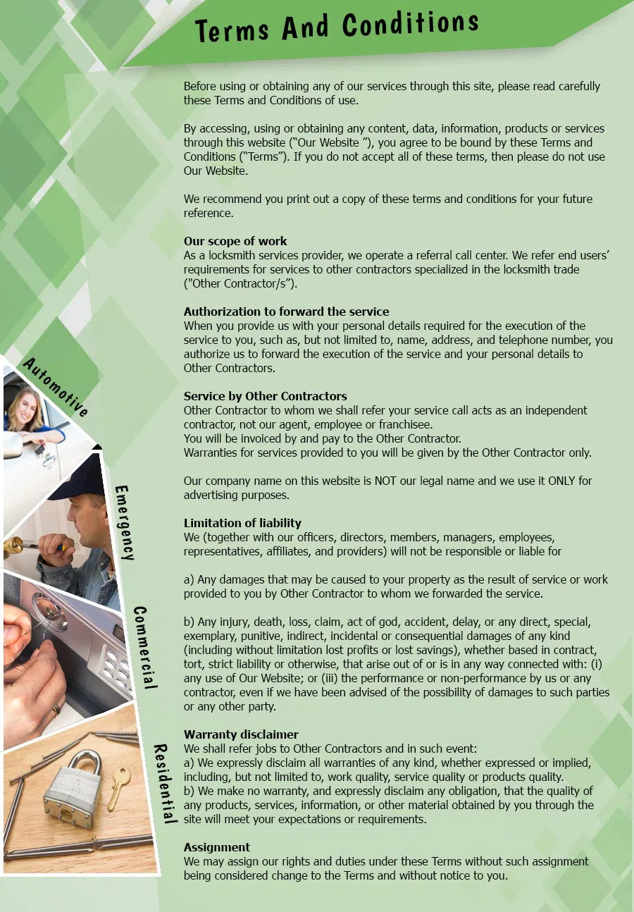 Columbus Lock Master Columbus, OH 614-335-6035 - TermsAndConditions-2